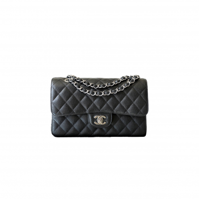 CHANEL MASTER CLASSIC FLAP SMALL BLACK A01113 (23*14.5*6cm)